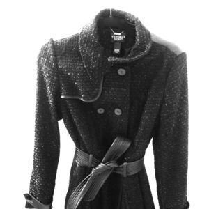 Victoria Secret Black Winter Dress Coat